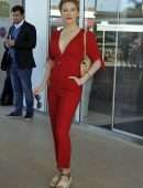 Katheryn Winnick Outside the Hotel Martinez in Cannes