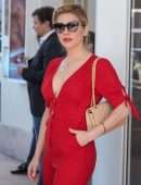 Katheryn Winnick Outside the Hotel Martinez in Cannes