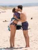 Kelly Brook in Bikini at Beach in Portugal