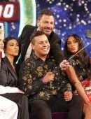 Kim Kardashian, Kourtney Kardashian, and Khloe Kardashian on “Jimmy Kimmel Live” in Las Vegas