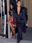 Kim Kardashian, Kourtney Kardashian, and Khloe Kardashian on “Jimmy Kimmel Live” in Las Vegas