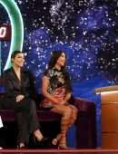 Kim Kardashian, Kourtney Kardashian, and Khloe Kardashian on “Jimmy Kimmel Live” in Las Vegas