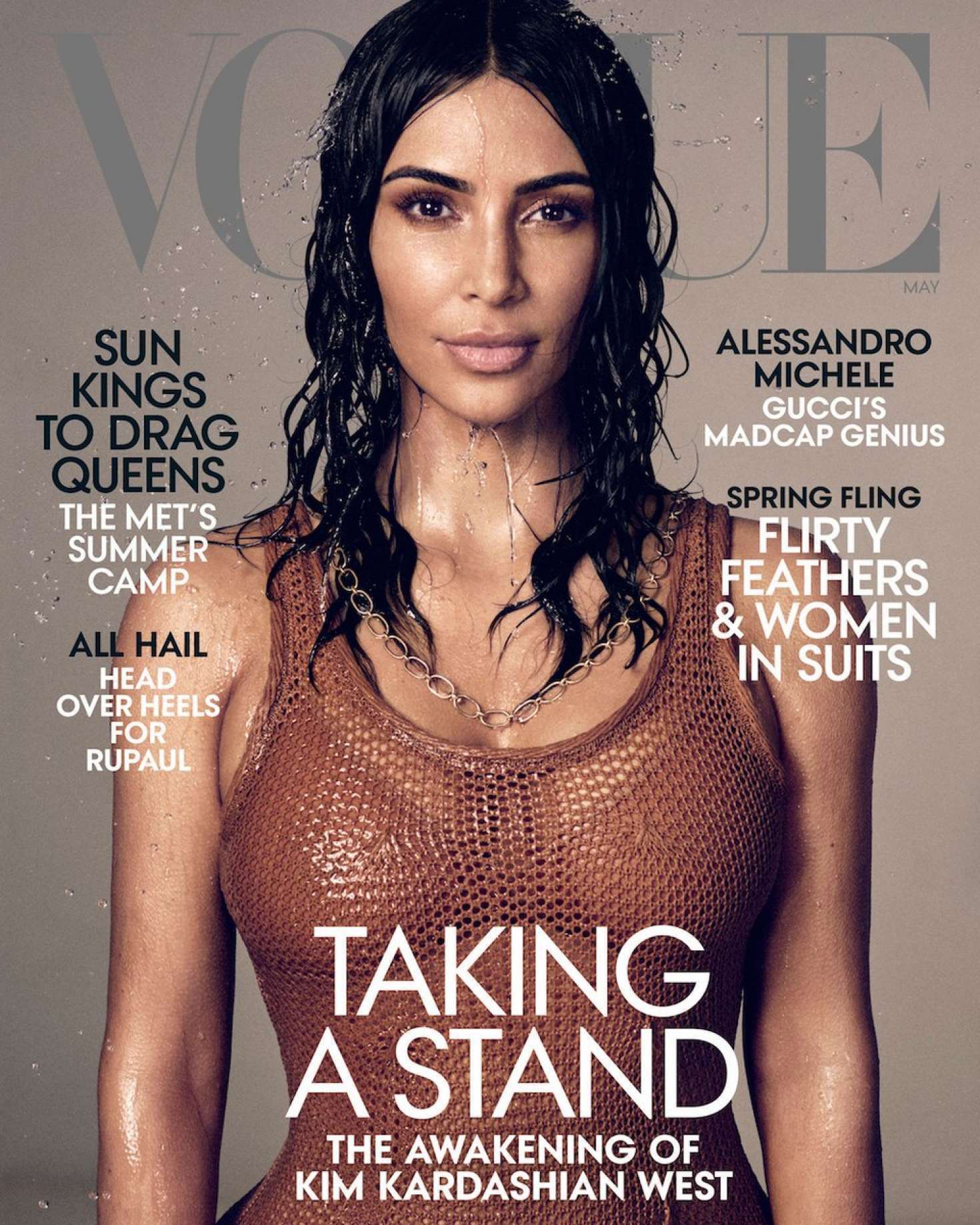 Kim Kardashian in Vogue Magazine Photoshoot - May 2019
