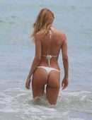 Kimberley Garner in Bikini on the Beach in Miami