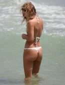 Kimberley Garner in Bikini on the Beach in Miami