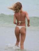 Kimberley Garner in Bikini on the Beach in Miami