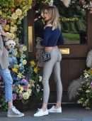 Kimberley Garner Booty in Tights at The Ivy Chelsea Garden in London