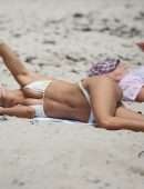 Kimberley Garner in Bikini on the Beach in Miami