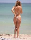 Kimberley Garner in Bikini on the Beach in Miami