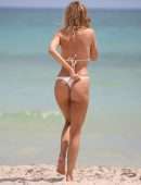 Kimberley Garner in Bikini on the Beach in Miami