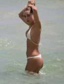 Kimberley Garner in Bikini on the Beach in Miami