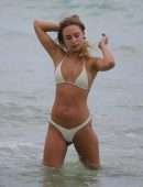 Kimberley Garner in Bikini on the Beach in Miami