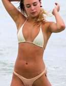 Kimberley Garner in Bikini on the Beach in Miami