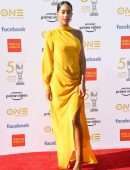 Laura Harrier at 50th NAACP Image Awards in Los Angeles