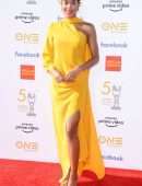 Laura Harrier at 50th NAACP Image Awards in Los Angeles