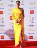 Laura Harrier at 50th NAACP Image Awards in Los Angeles