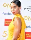 Laura Harrier at 50th NAACP Image Awards in Los Angeles