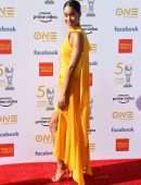 Laura Harrier at 50th NAACP Image Awards in Los Angeles