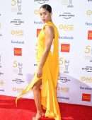 Laura Harrier at 50th NAACP Image Awards in Los Angeles