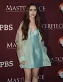 Lily Collins at the Premiere of 'Les Miserables' in NYC