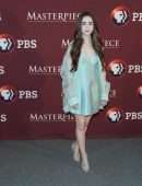 Lily Collins at the Premiere of 'Les Miserables' in NYC