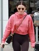 Lucy Hale Outside Joan's on Third in Studio City