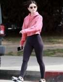 Lucy Hale Outside Joan's on Third in Studio City
