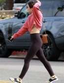 Lucy Hale Outside Joan's on Third in Studio City