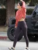 Lucy Hale Outside Joan's on Third in Studio City