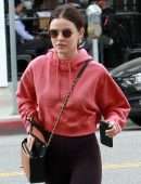 Lucy Hale Outside Joan's on Third in Studio City