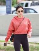Lucy Hale Outside Joan's on Third in Studio City