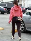 Lucy Hale Outside Joan's on Third in Studio City