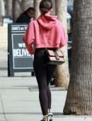 Lucy Hale Outside Joan's on Third in Studio City