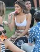 Madison Beer Licking Ice-Cream at the Coachella Valley Music And Arts Festival in Indio