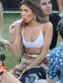 Madison Beer Licking Ice-Cream at the Coachella Valley Music And Arts Festival in Indio