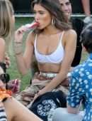 Madison Beer Licking Ice-Cream at the Coachella Valley Music And Arts Festival in Indio