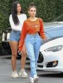Madison Beer and Cindy Kimberly Outside the Epione Clinic in Beverly Hills