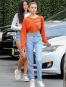 Madison Beer and Cindy Kimberly Outside the Epione Clinic in Beverly Hills
