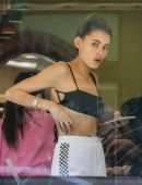 Madison Beer at a Nail Salon in Beverly Hills