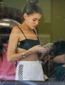 Madison Beer at a Nail Salon in Beverly Hills