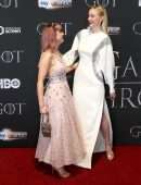 Maisie Williams Grabbed Sophie Turner Butt at 'Game of Thrones' Season 8 Premiere in Belfast