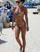 Maria Hering in a Colorful Bikini in Miami Beach