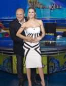 Michelle Hunziker at Photocall "Striscia la Notizia" in Milan