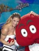 Michelle Hunziker at Photocall "Striscia la Notizia" in Milan