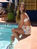 Nina Agdal at the Inaugural JEMAA at The NoMad Pool Party in Las Vegas