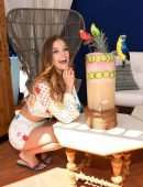 Nina Agdal at the Inaugural JEMAA at The NoMad Pool Party in Las Vegas