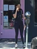Nina Dobrev Going to the Gym in Los Angeles