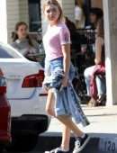 Peyton Roi List Outside Joan's on Third in Studio City