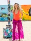 Rachel McCord for Beach Photoshoot for Voir Eyewear in Venice - May 2019