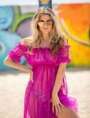 Rachel McCord for Beach Photoshoot for Voir Eyewear in Venice - May 2019